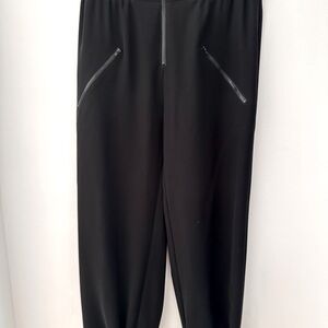Never worn! Black XL pants with ZIPPERS! Excellent condition. Versatile!